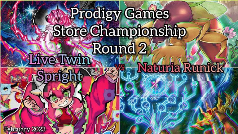 Yu-Gi-Oh! Prodigy Games Store Championship – Round 2 – Live Twin Spright vs Naturia Runick