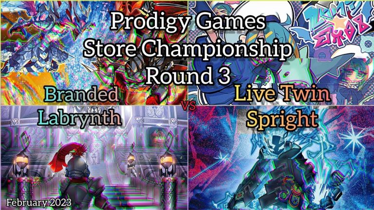 Yu-Gi-Oh! Prodigy Games Store Championship – Round 3 – Live Twin Spright vs Branded Labrynth